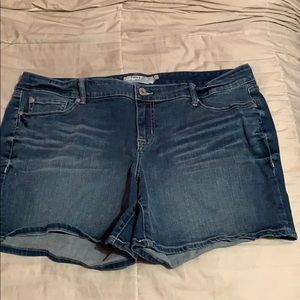 denim shorts